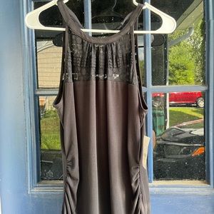 Black halter tank top, brand new with tags!